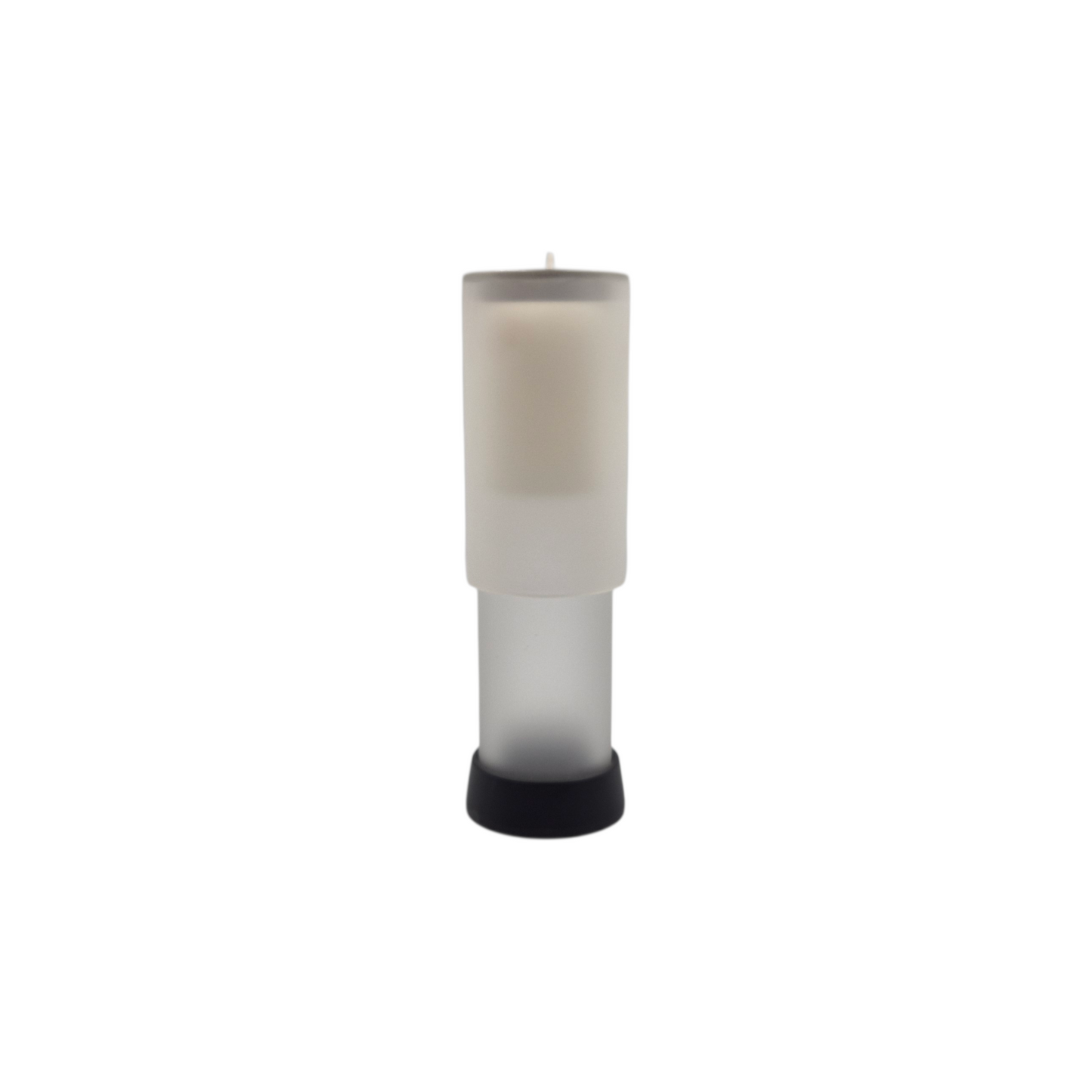 Frosted Glass Black Base Vanilla Coconut ❤️ Foyer Decor