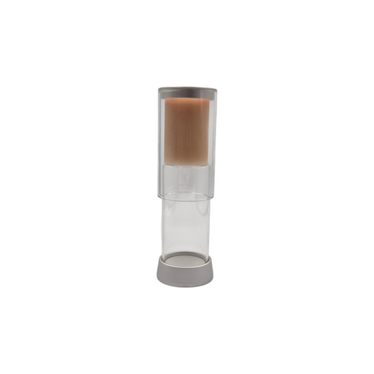 Clear Glass Silver Base Sandalwood ❤️ Bedroom Decor